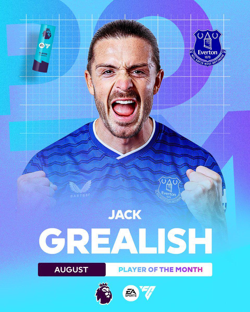 世预赛买球-3场4助领跑助攻榜，格拉利什当选英超8月最佳球员